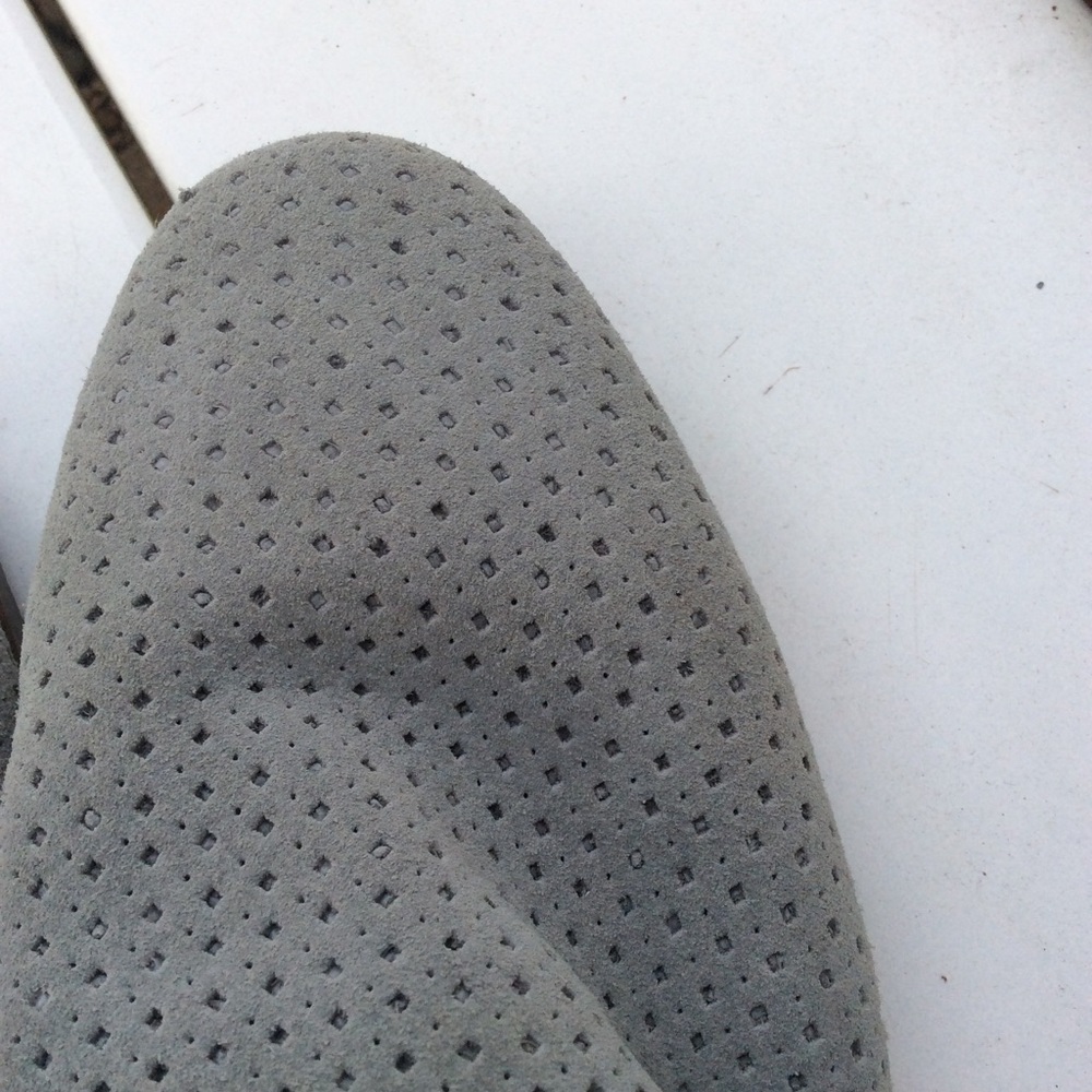 Ted Baker Light Gray Perforated Slip-On Loafers - Picture 5 of 6